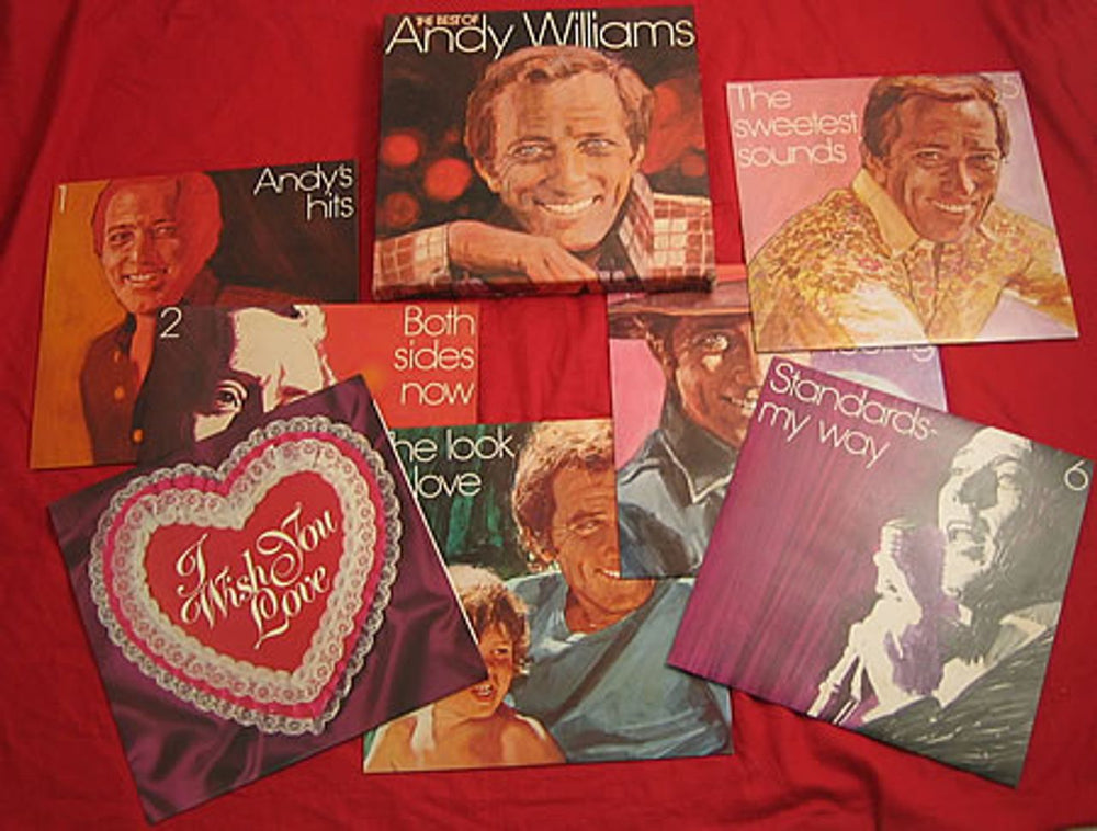 Andy Williams The Best Of Andy Williams UK box set GAND-6A