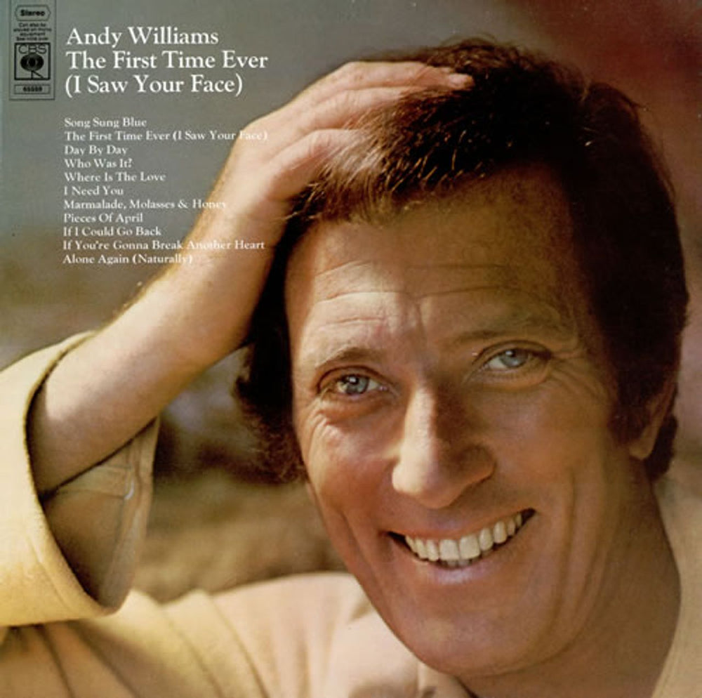 Andy Williams The First Time Ever (I Saw Your Face) UK vinyl LP album (LP record) 65559