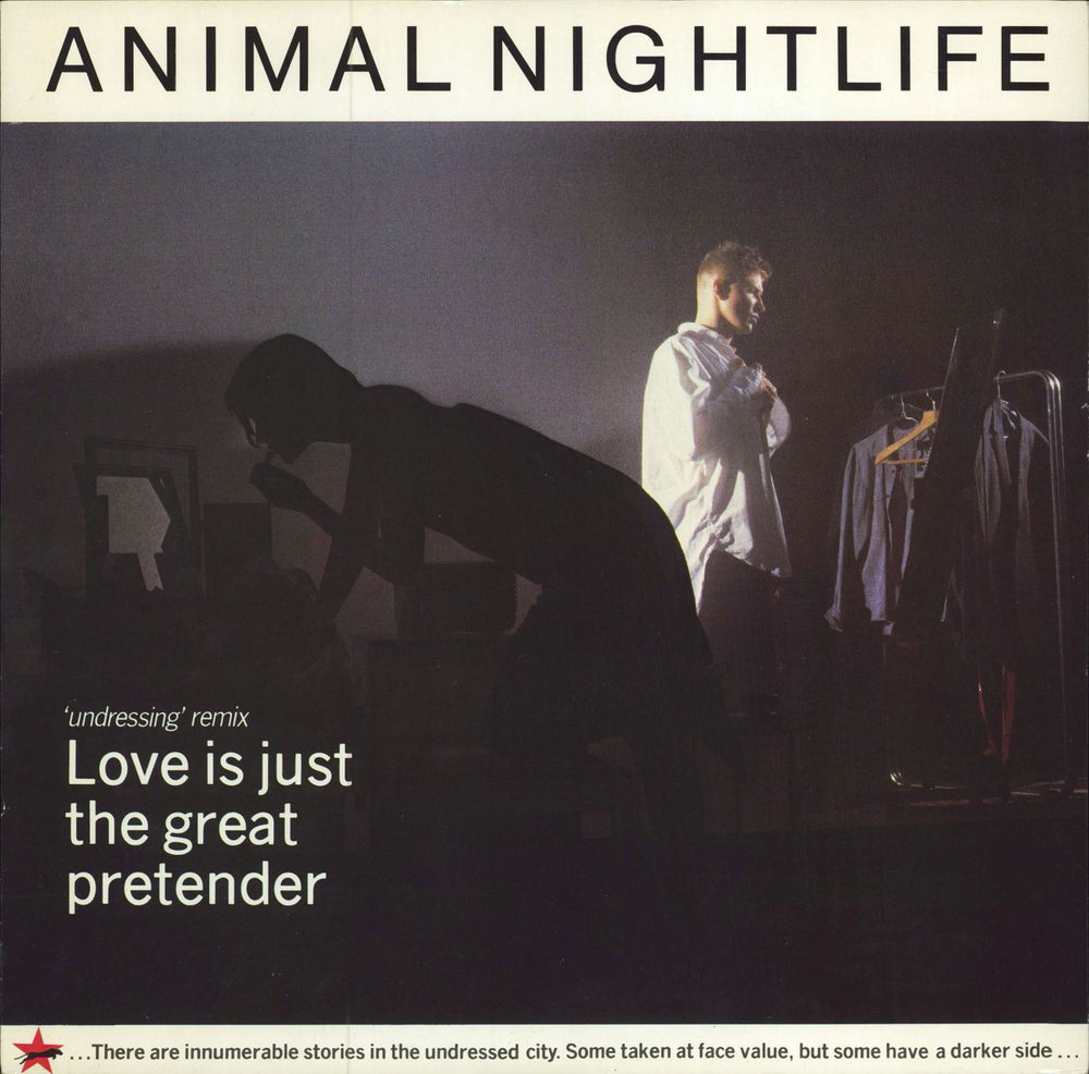 Animal Nightlife Love Is Just The Great Pretender UK 12" vinyl single (12 inch record / Maxi-single) 12ISX200