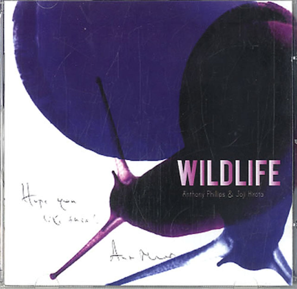 Anthony Phillips Wildlife - Autographed UK CD album (CDLP) VP435CD