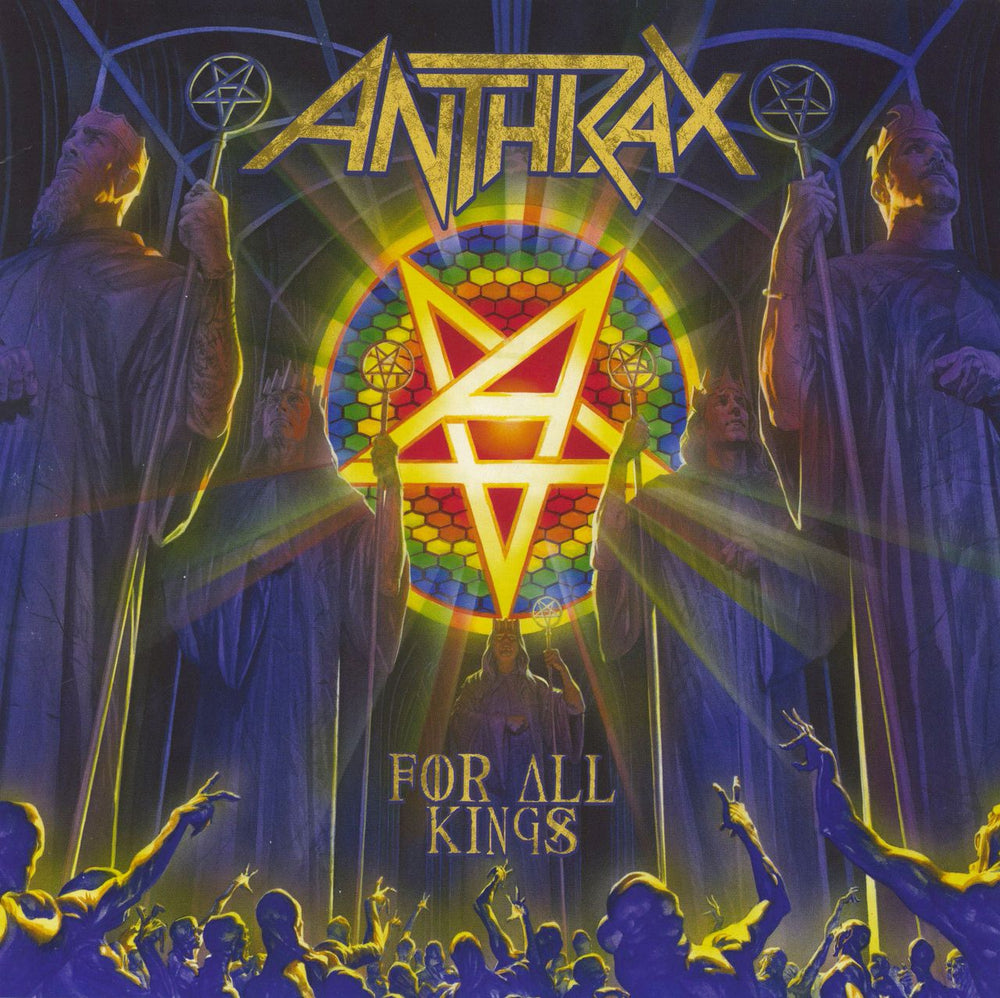 Anthrax For All Kings - Red Vinyl UK 2-LP vinyl record set (Double LP Album) 2736135671