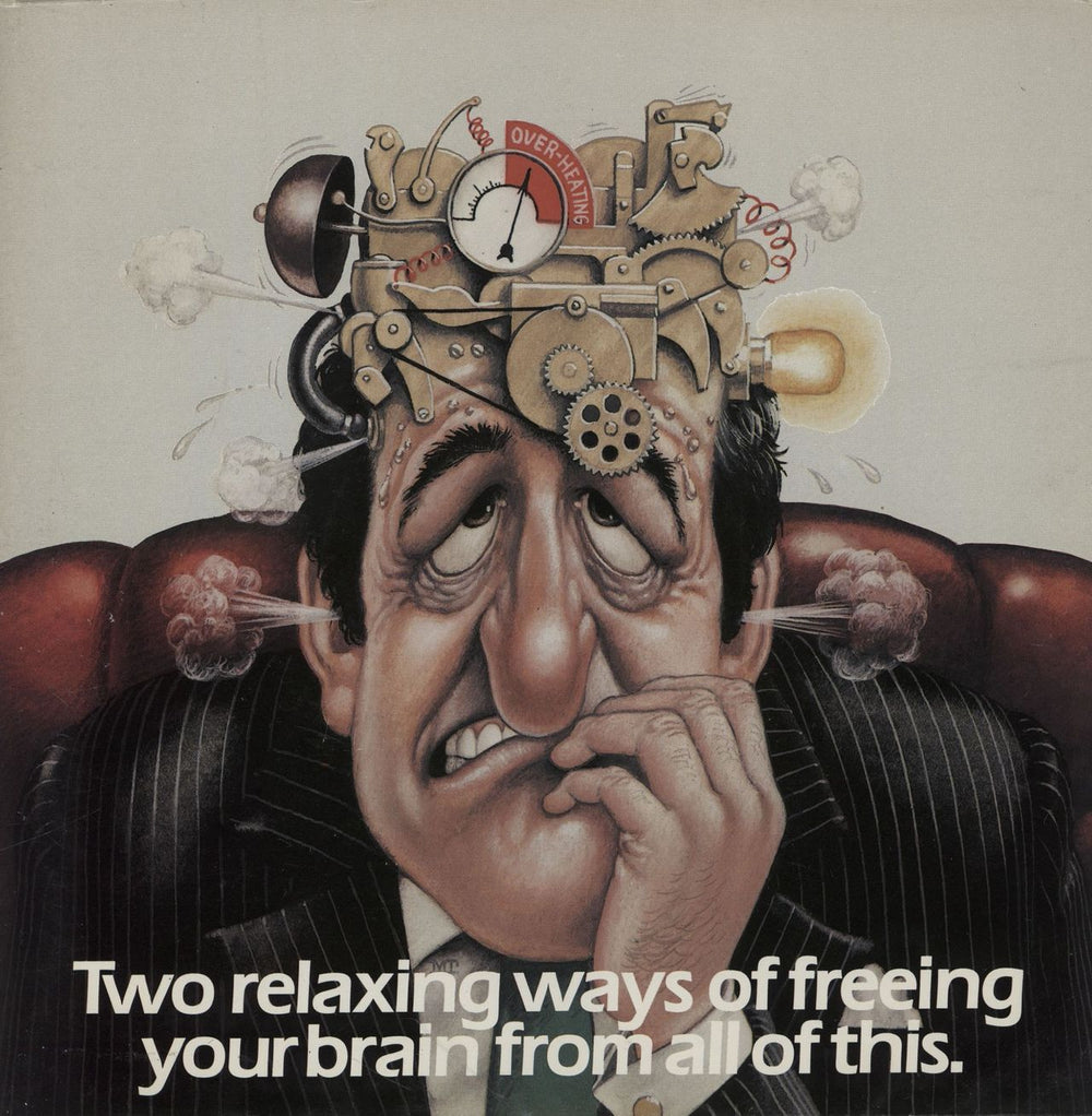 Antonín Dvorák Two Relaxing Ways Of Freeing Your Brain From All Of This UK Promo 7" vinyl single (7 inch record / 45) LYN9404