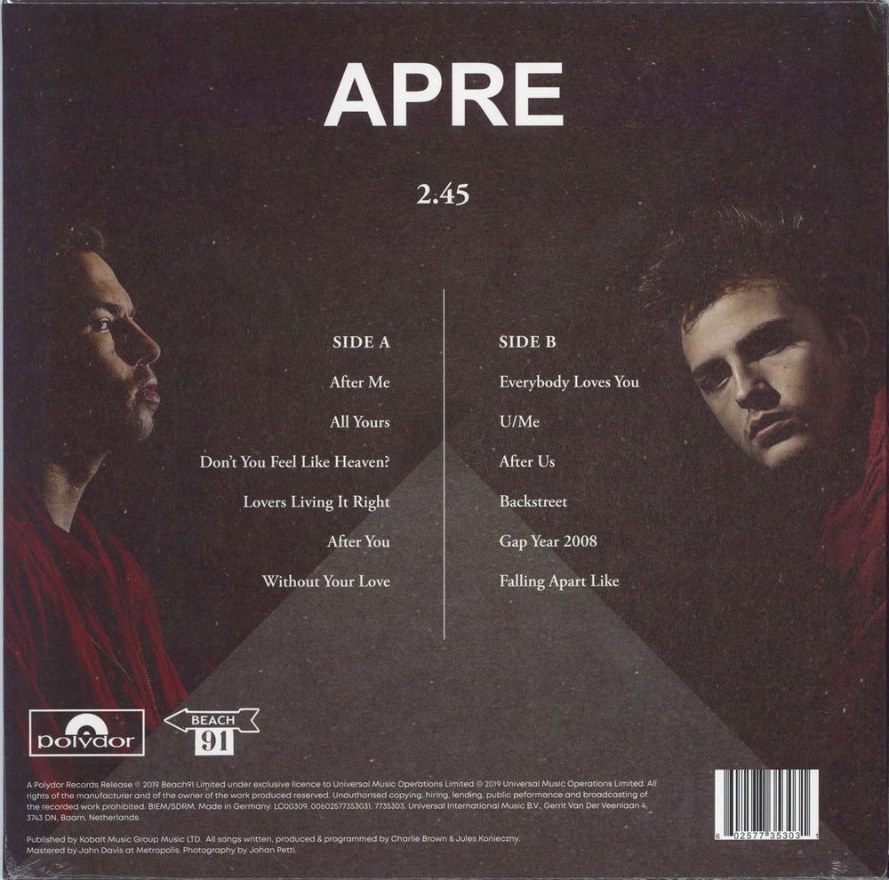 Apre 2.45 - Sealed UK vinyl LP album (LP record)