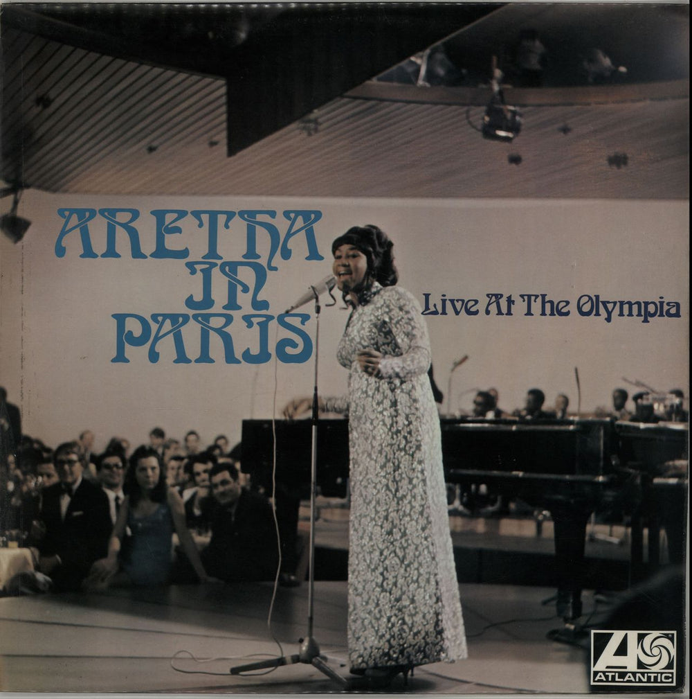 Aretha Franklin Aretha In Paris UK vinyl LP album (LP record) 588149