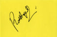 Argent Page From An Autograph Book UK memorabilia AUTOGRAPH