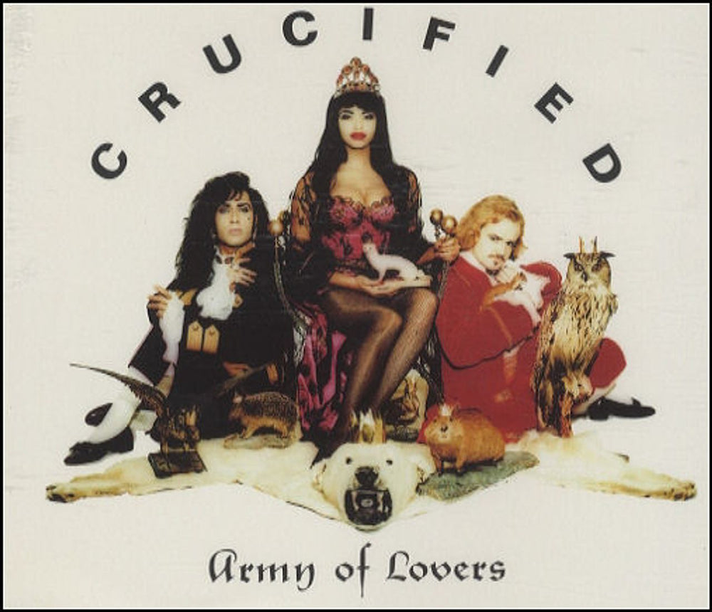 Army Of Lovers Crucified - Original issue UK CD single (CD5 / 5") WOKCD2007