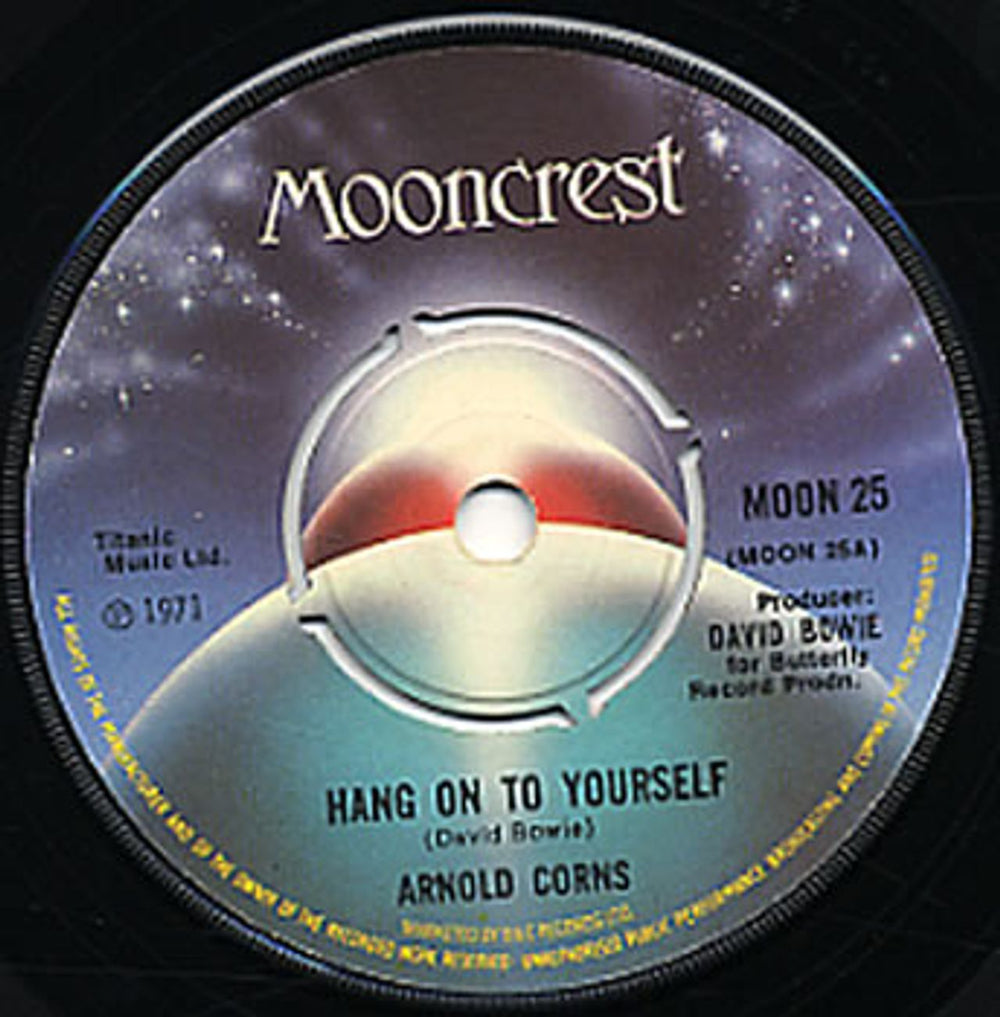 Arnold Corns Hang On To Yourself UK 7" vinyl single (7 inch record / 45) MOON25