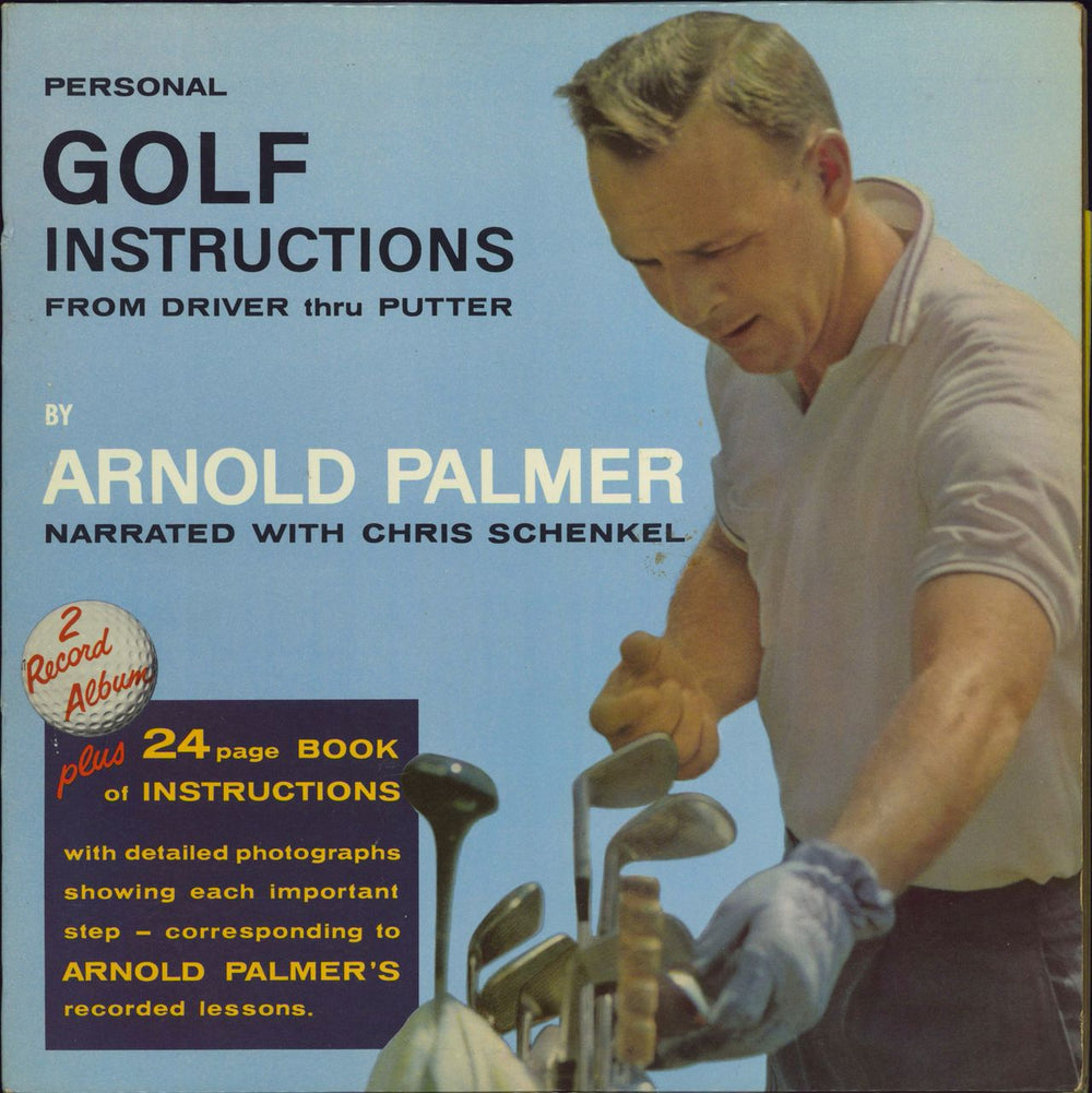 Arnold Palmer Personal Golf Instructions From Driver Thru Putter US 2-LP vinyl record set (Double LP Album) SCI-32