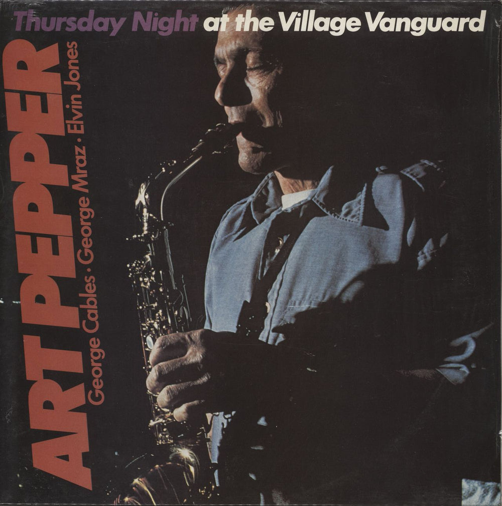 Art Pepper Thursday Night At The Village Vanguard - Shrink French vinyl LP album (LP record) 68.606