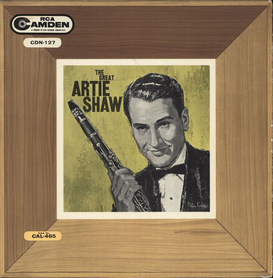 Artie Shaw The Great Artie Shaw UK vinyl LP album (LP record) CDN-127