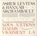 Asher Levitas Nous N'etions Jamais Vraiment La - Red Vinyl UK 12" vinyl single (12 inch record / Maxi-single)