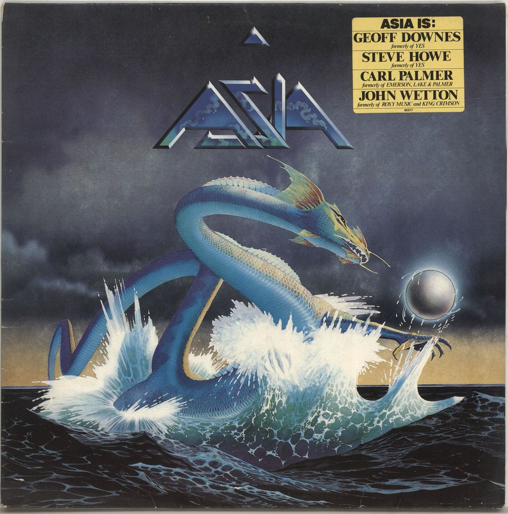 Asia Asia - Band Member Sticker Dutch vinyl LP album (LP record) GEF85577