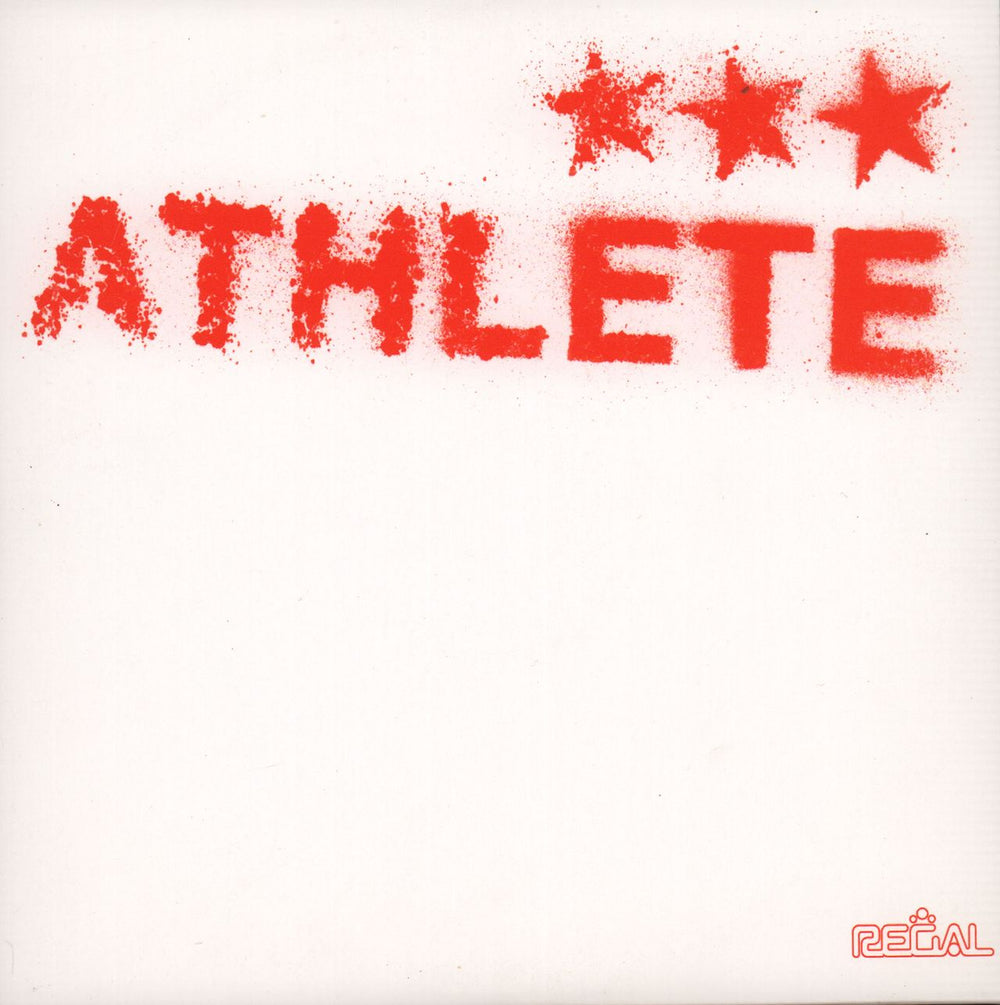 Athlete Athlete UK Promo CD-R acetate CD-R