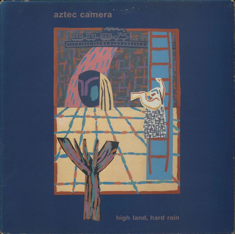 Aztec Camera High Land, Hard Rain - 1st UK vinyl LP album (LP record) ROUGH47