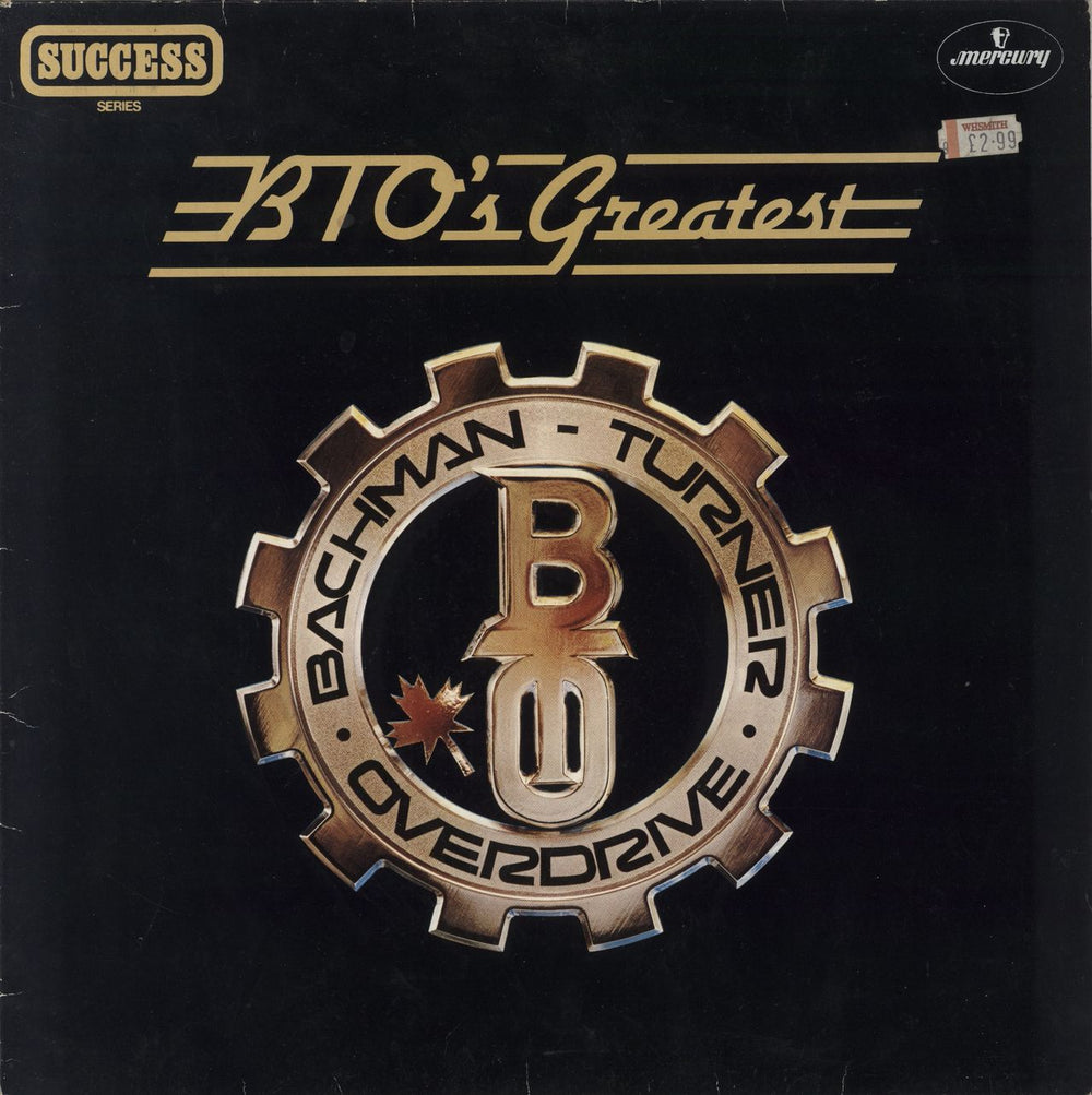 Bachman Turner Overdrive BTO's Greatest Dutch vinyl LP album (LP record) 9279123