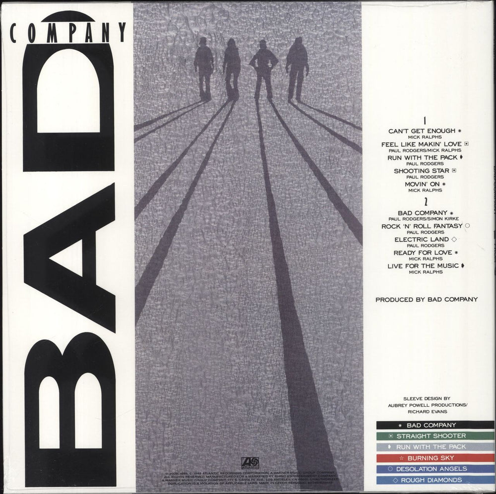 Bad Company 10 From 6 - Sealed US vinyl LP album (LP record) 603497829682