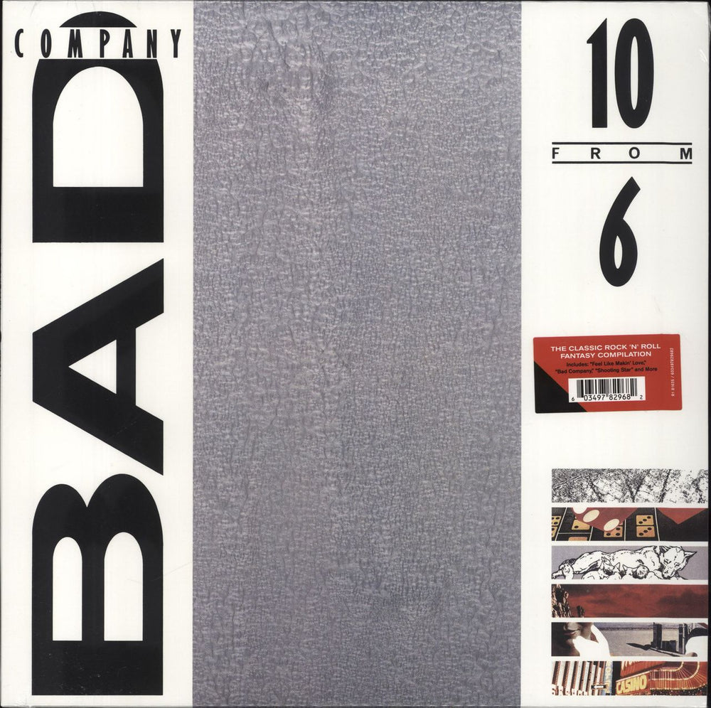 Bad Company 10 From 6 - Sealed US vinyl LP album (LP record) R181625 / 603497829682