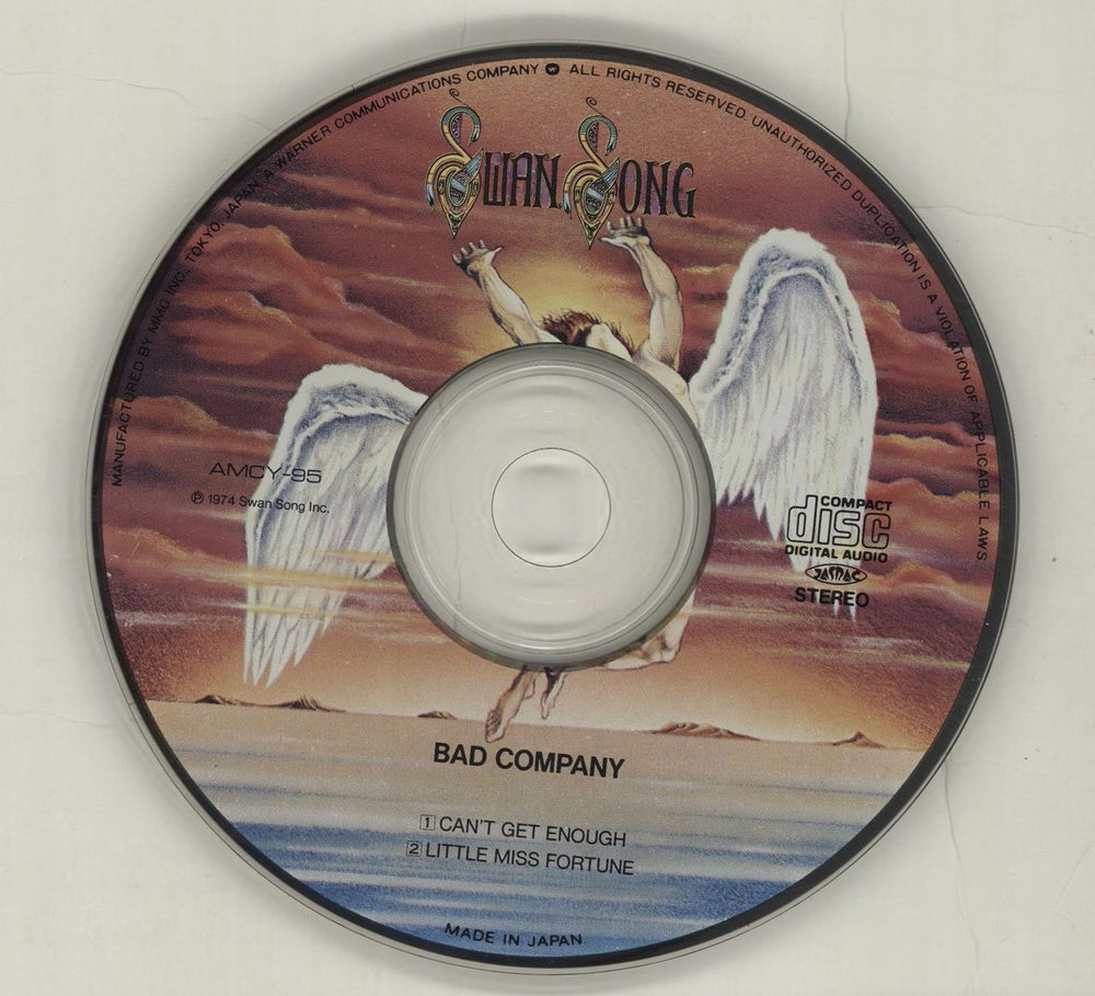 Bad Company Can't Get Enough Japanese CD single (CD5 / 5") BCOC5CA228952