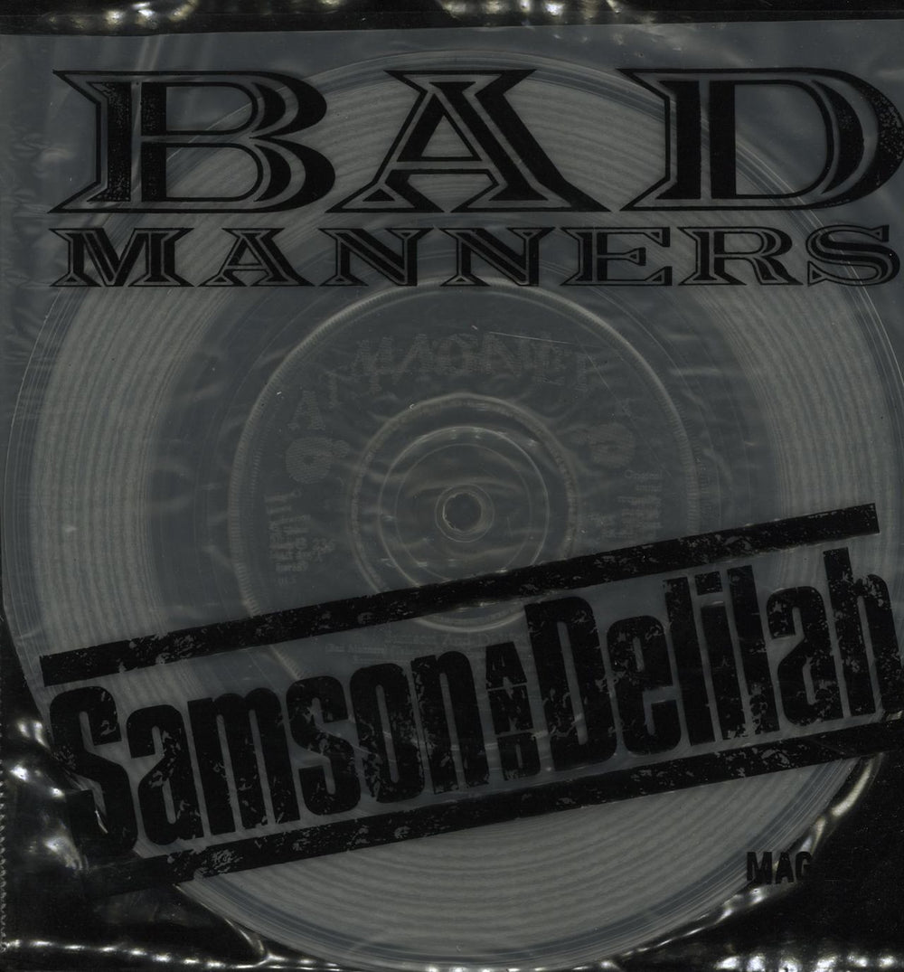 Bad Manners Samson And Delilah UK 7" vinyl single (7 inch record / 45) MAG236