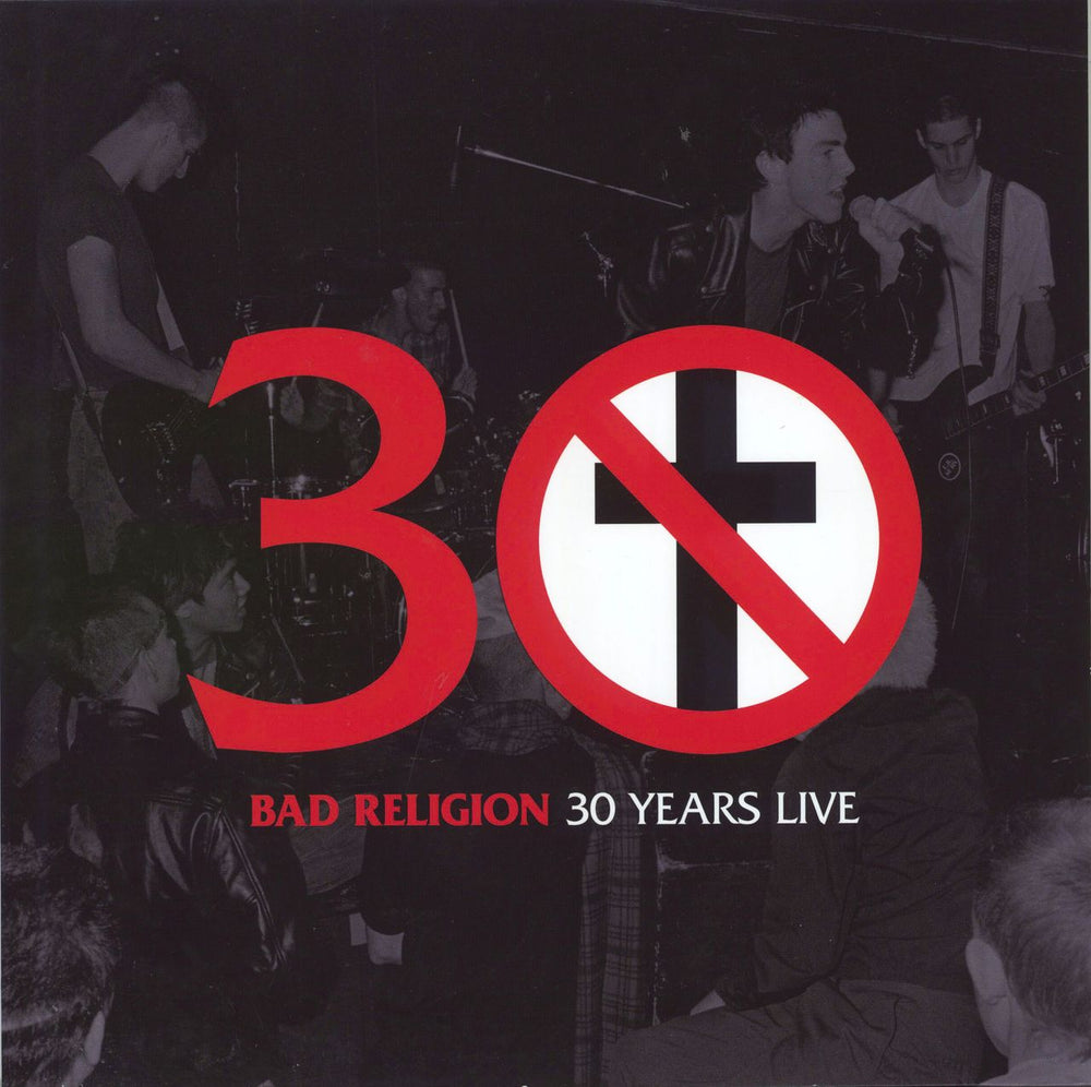 Bad Religion 30 Years Live - 180gm Silver Vinyl Dutch vinyl LP album (LP record) 7105-1