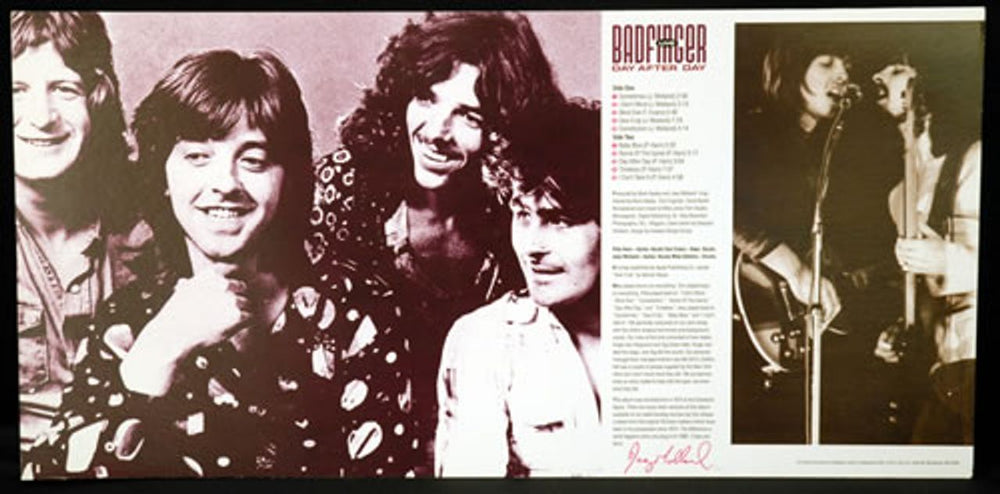 Badfinger Day After Day US artwork PROOF ARTWORK
