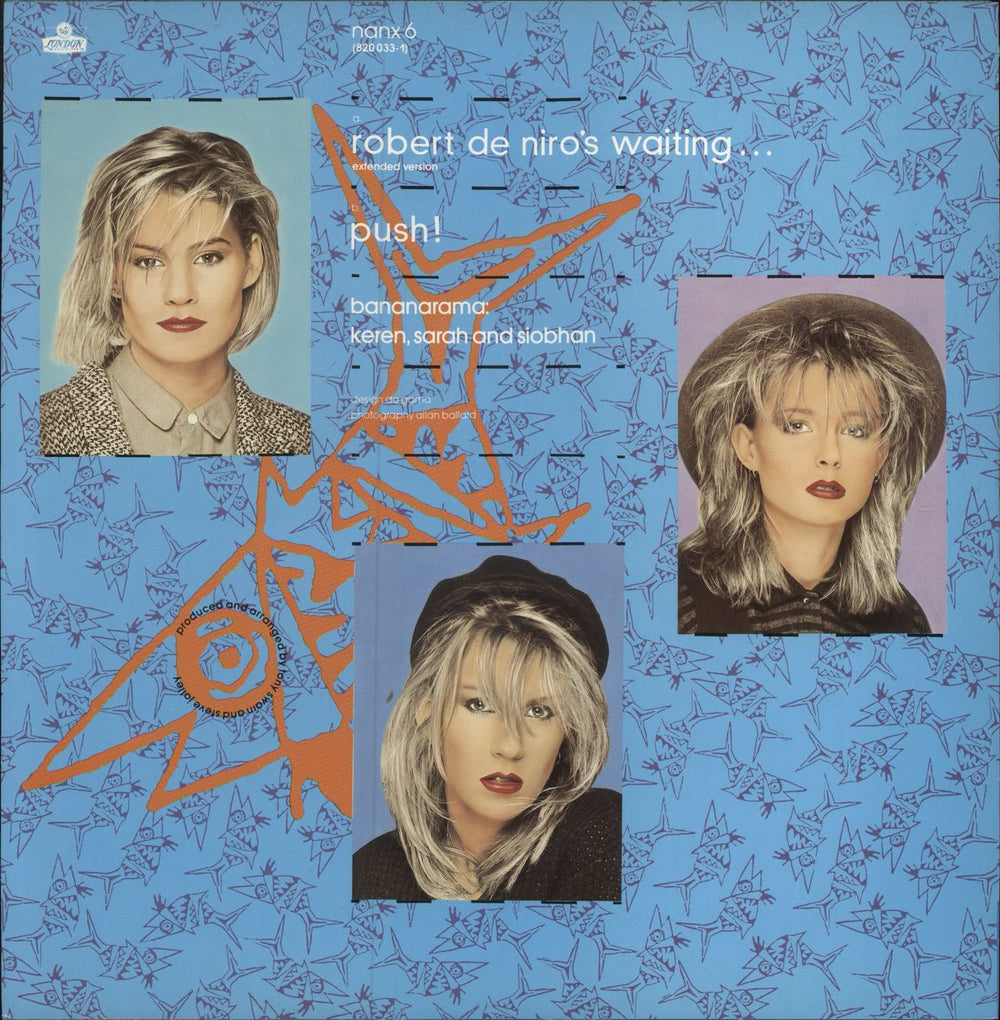 Bananarama Robert De Niro's Waiting + Poster UK 12" vinyl single (12 inch record / Maxi-single)