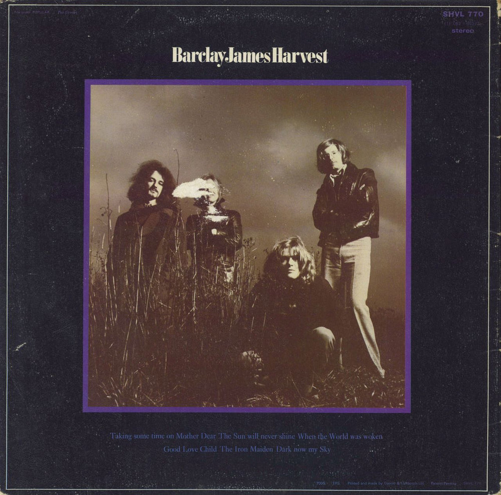 Barclay James Harvest Barclay James Harvest - 1st - VG UK vinyl LP album (LP record)