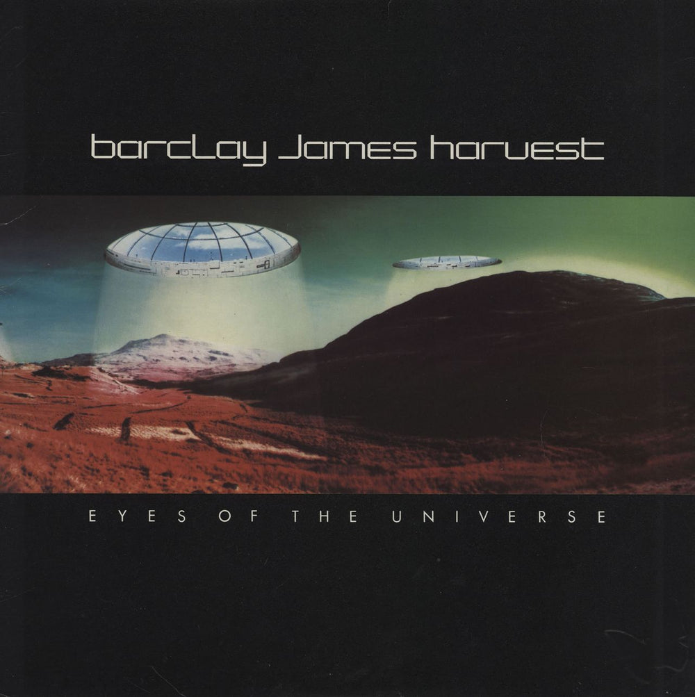 Barclay James Harvest Eyes Of The Universe + Insert UK vinyl LP album (LP record) POLD5029