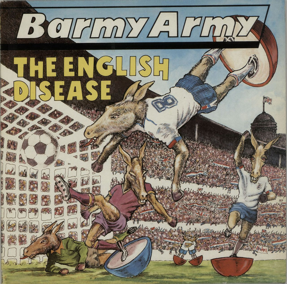 Barmy Army The English Disease UK vinyl LP album (LP record) ON-ULP48