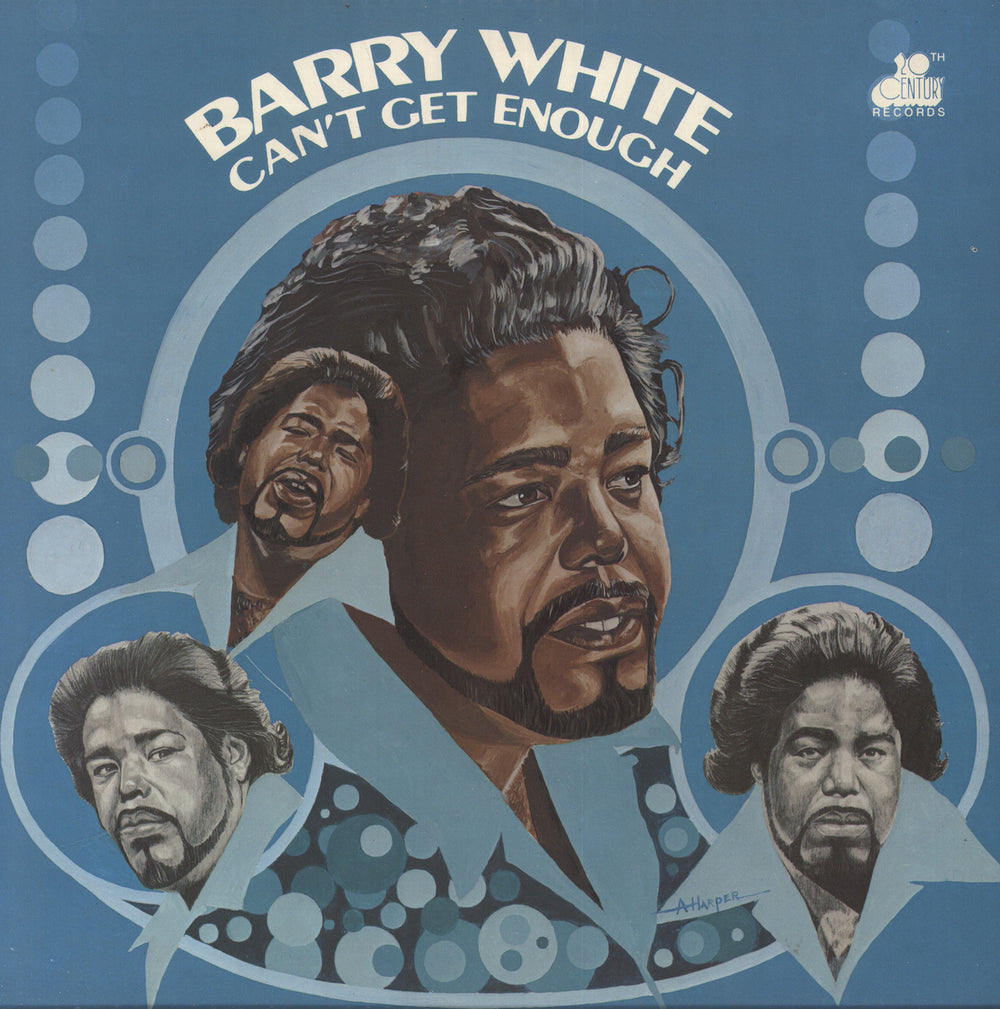 Barry White Can't Get Enough - Translucent Vinyl UK vinyl LP album (LP record) BT444