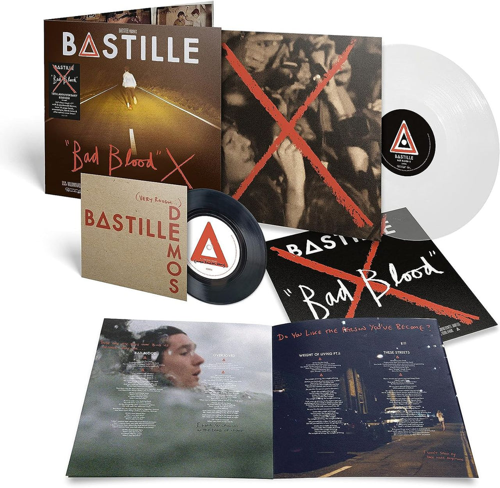 Bastille Bad Blood X - Clear Vinyl + Bonus 7" - Sealed UK vinyl LP album (LP record) E4SLPBA817550