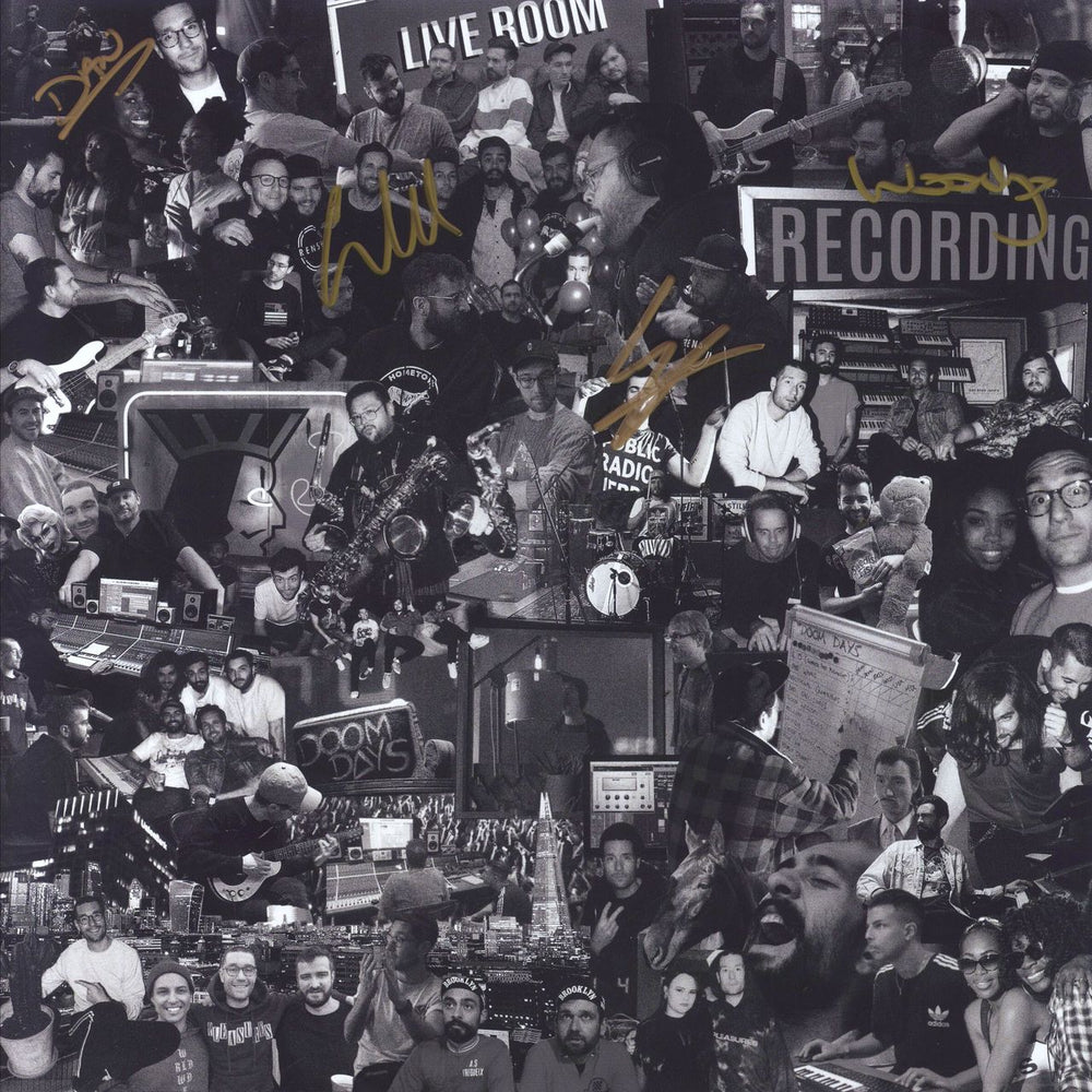 Bastille Doom Days - Autographed UK vinyl LP album (LP record)