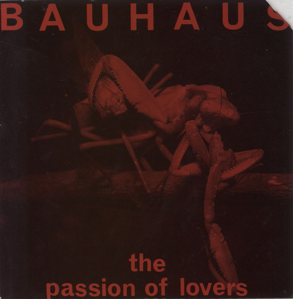 Bauhaus The Passion Of Lovers + Insert UK 7" vinyl single (7 inch record / 45) BEG59