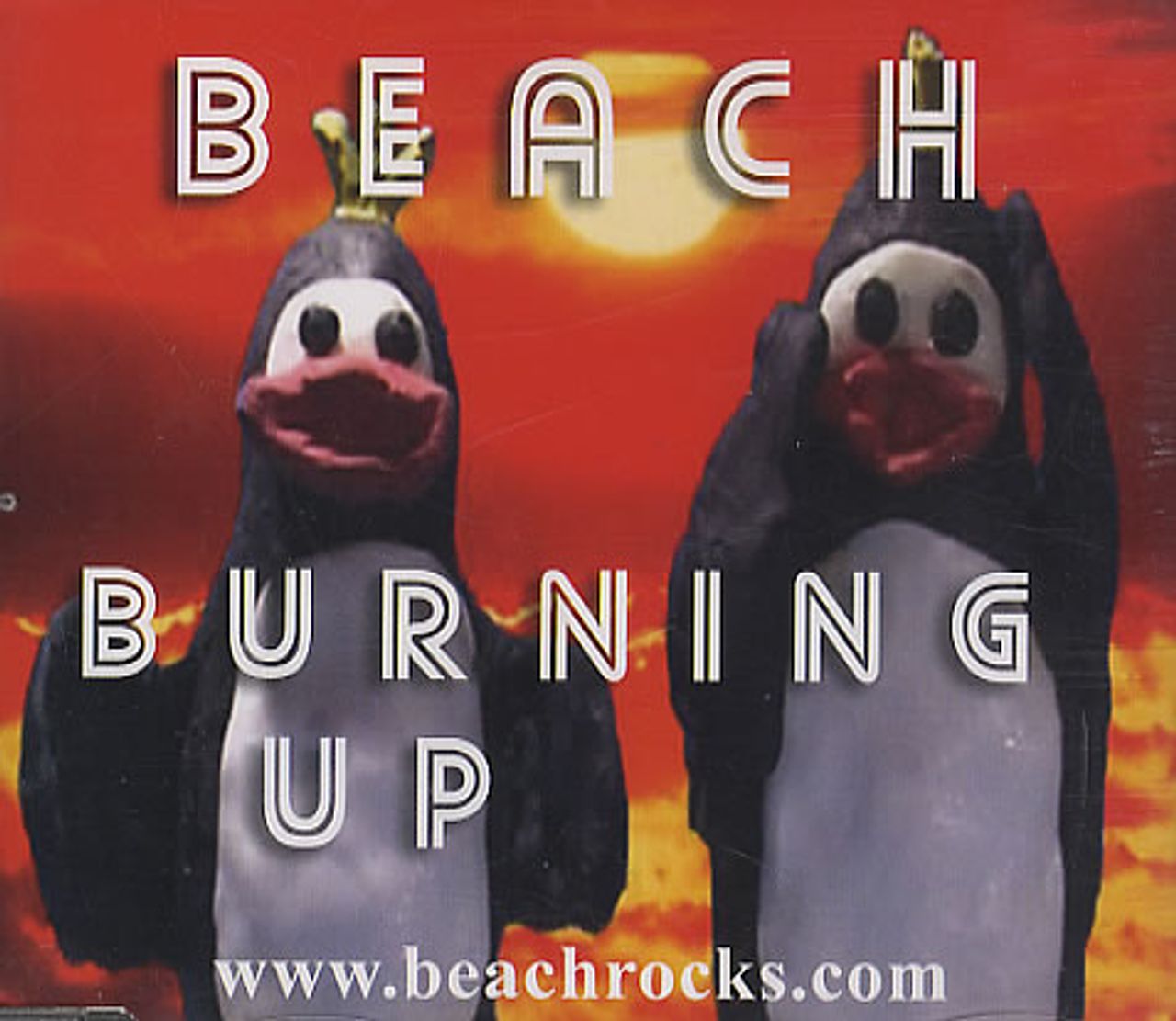 Beach Burning Up UK CD single (CD5 / 5") SLIDING01
