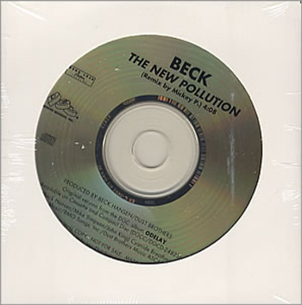 Beck The New Pollution - Mickey P Remix US Promo CD single (CD5 / 5") PRO-CD-1090