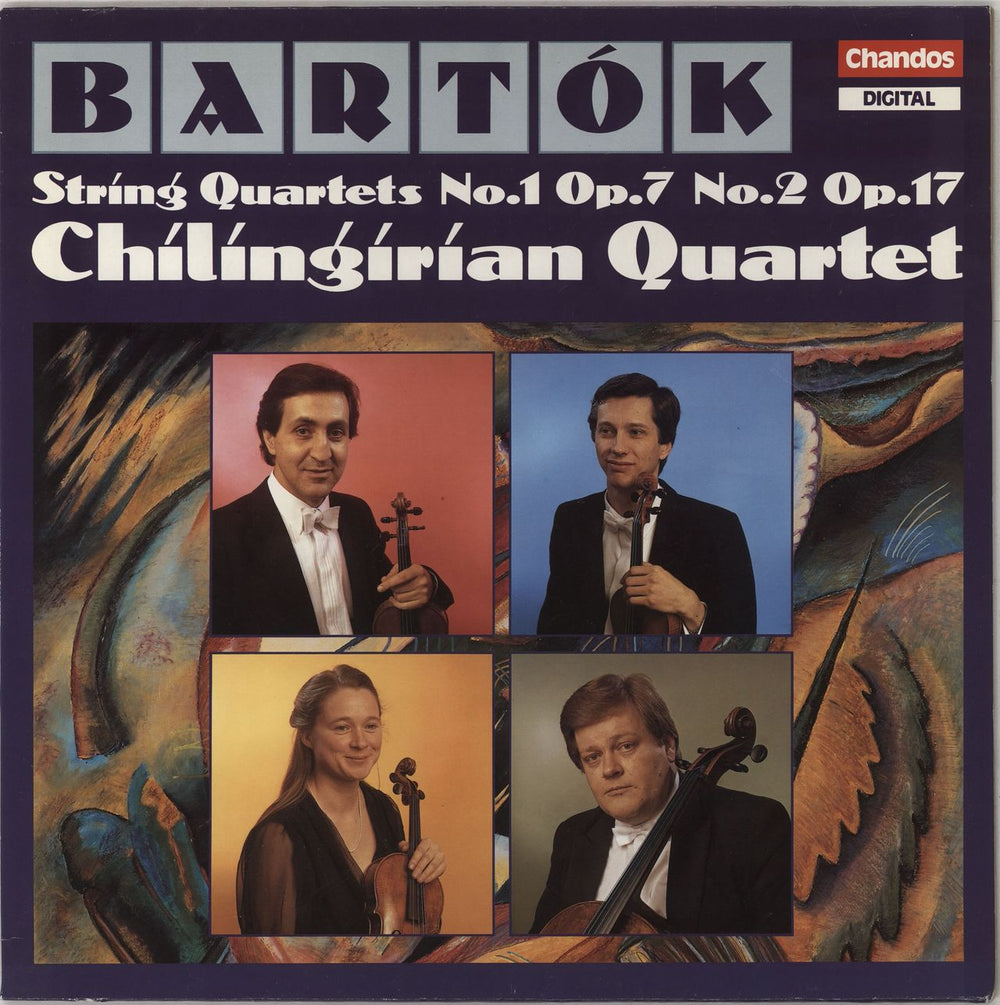 Béla Bartók Bartók: String Quartets No. 1 Op. 7 & No. 2 Op. 17 UK vinyl LP album (LP record) ABRD1280