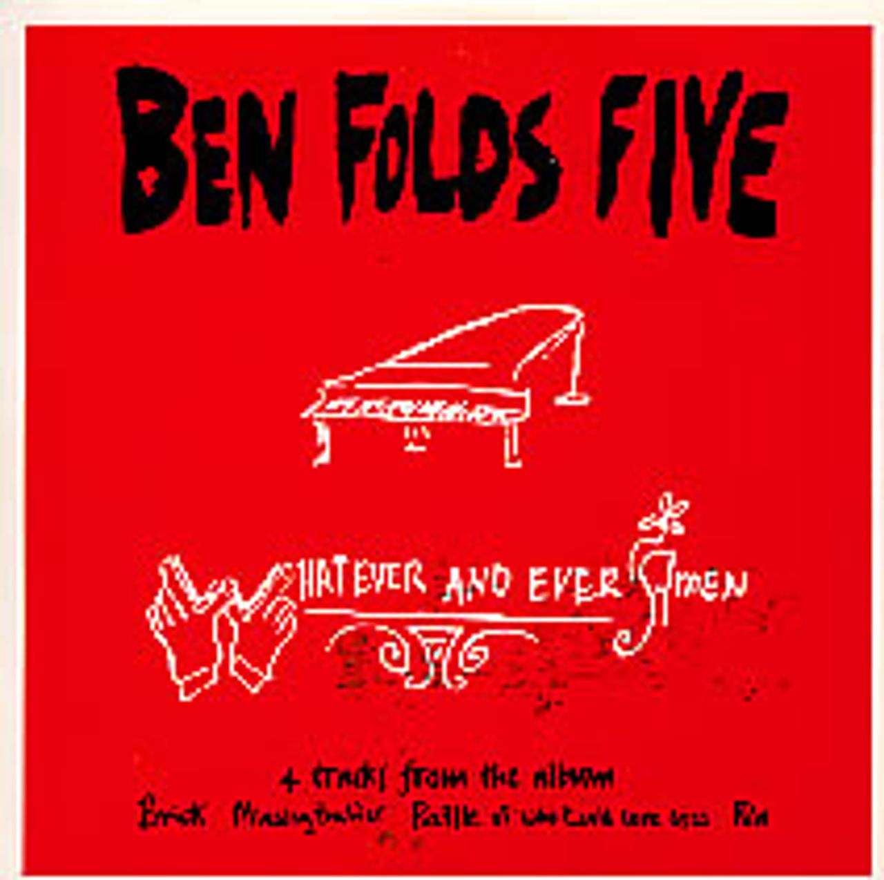 Ben Folds Five Whatever & Ever Amen - Sampler UK Promo CD single