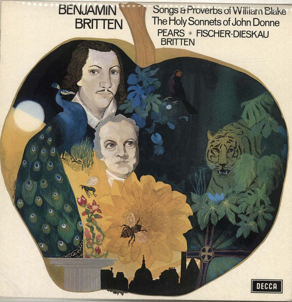 Benjamin Britten Songs & Proverbs Of William Blake - The Holy Sonnets Of John Donne - boxed UK vinyl LP album (LP record) SXL6391