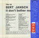 Bert Jansch It Don't Bother Me Japanese Promo CD album (CDLP)