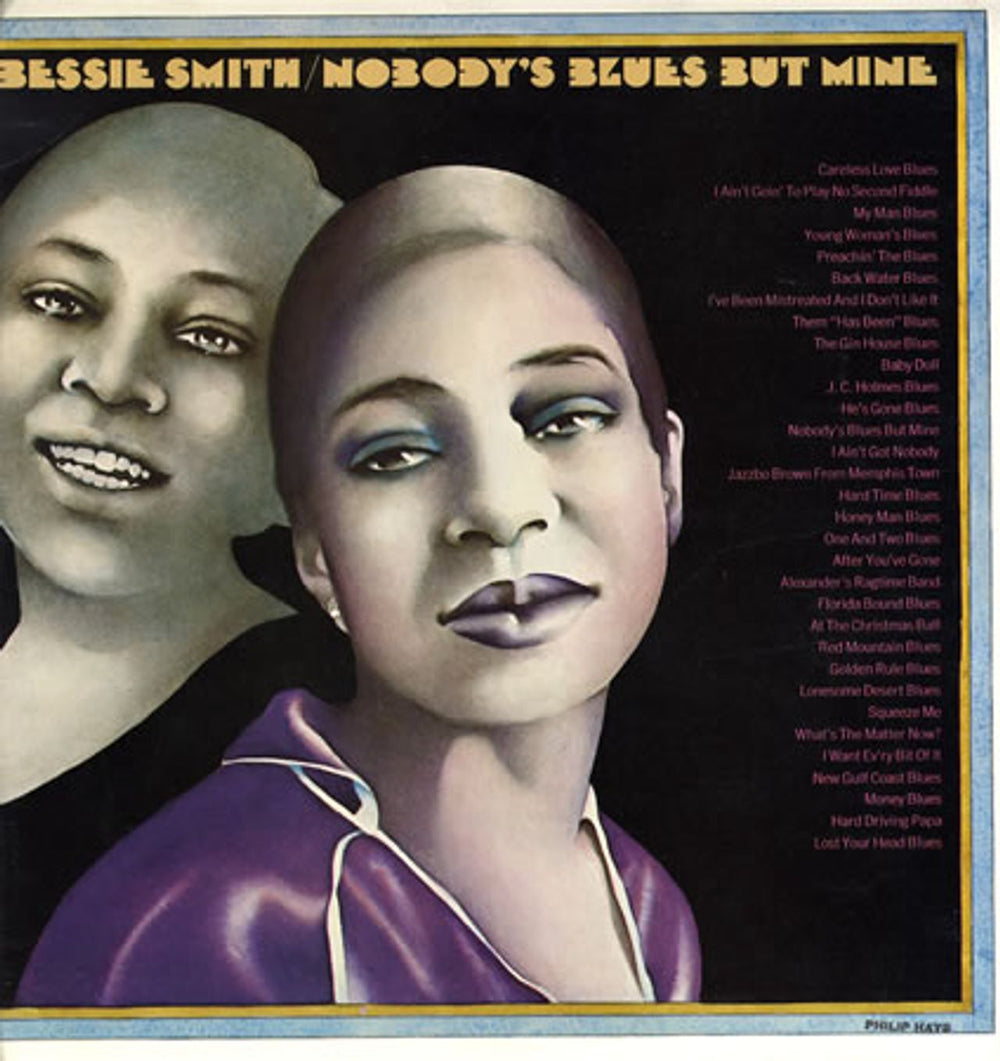 Bessie Smith Nobody's Blues But Mine UK 2-LP vinyl record set (Double LP Album) 67232