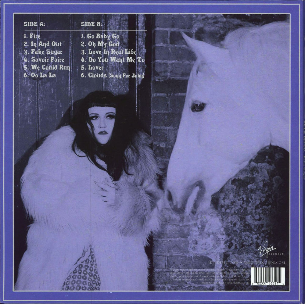 Beth Ditto Fake Sugar - 180gm Vinyl UK vinyl LP album (LP record) 602557563214