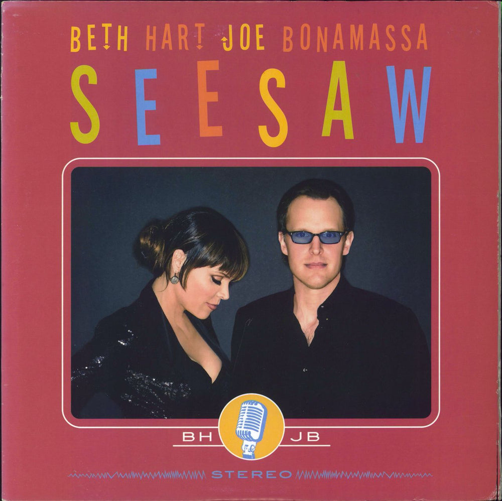 Beth Hart & Joe Bonamassa Seesaw - 180 gram-poster and postcard. UK 2-LP vinyl record set (Double LP Album) PRD74141