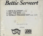 Bettie Serveert Kid's Alright US CD single (CD5 / 5") BSVC5KI361507