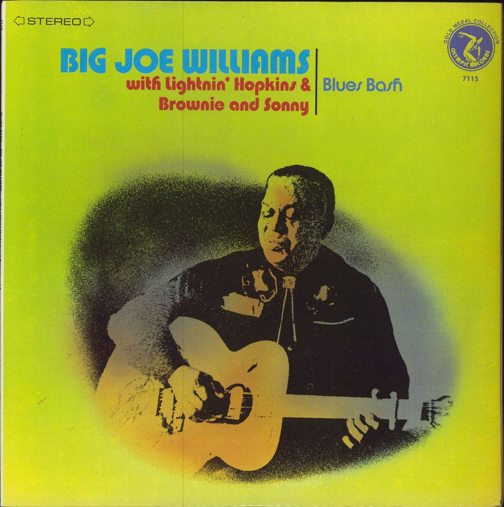 Big Joe Williams Blues Bash US vinyl LP album (LP record) 7115