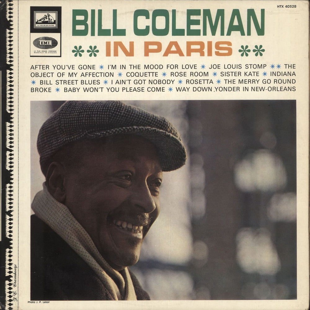 Bill Coleman In Paris French vinyl LP album (LP record) HTX40.328