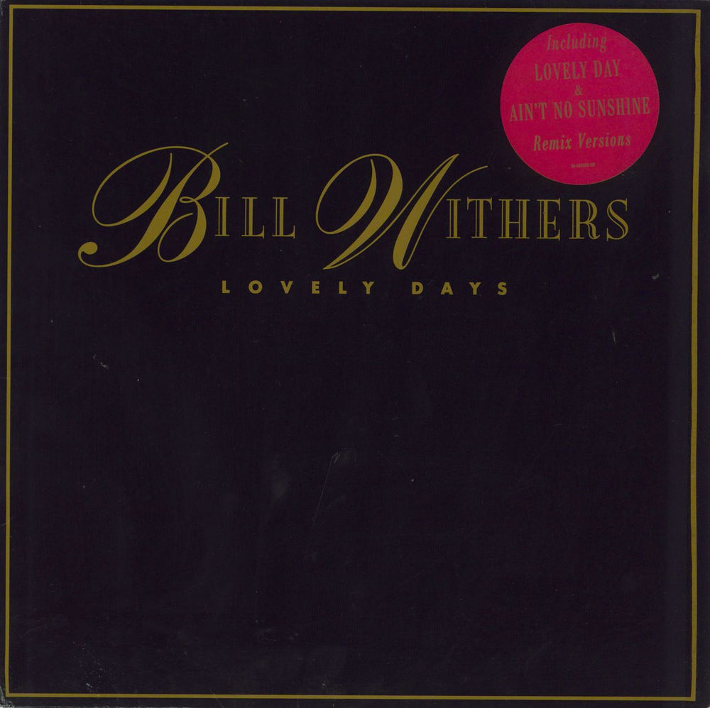 Bill Withers Lovely Days Dutch vinyl LP album (LP record) 4632521