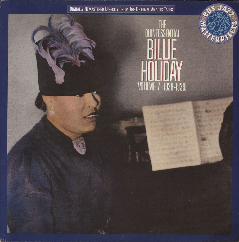 Billie Holiday The Quintessential Billie Holiday Volume 7 (1938-1939) UK vinyl LP album (LP record) CBS4669661