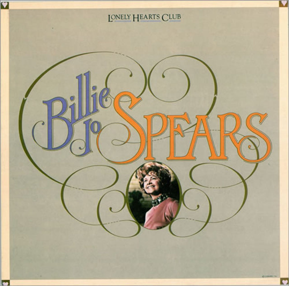 Billie Jo Spears Lonely Hearts Club UK vinyl LP album (LP record) UAS30150