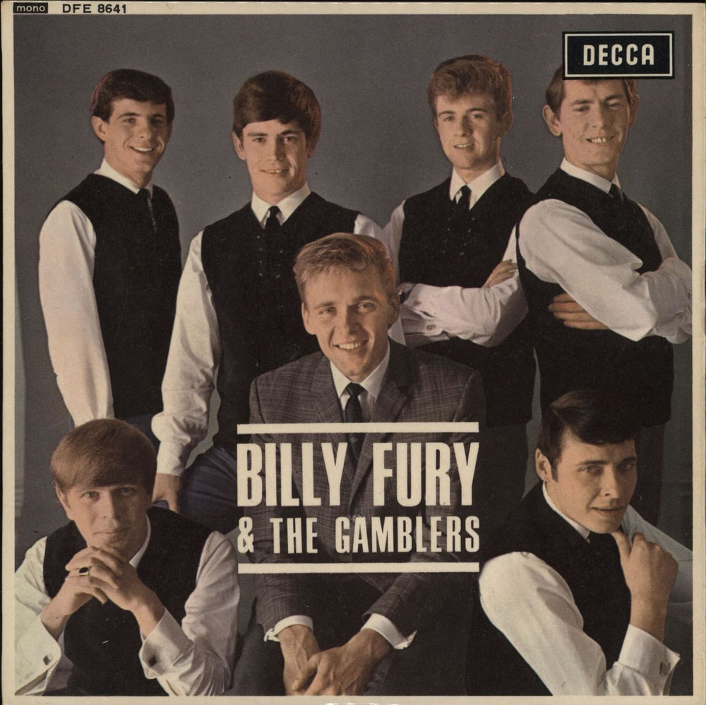 Billy Fury Billy Fury & The Gamblers EP - WOL UK 7" vinyl single (7 inch record / 45) DFE8641