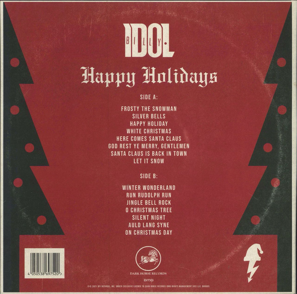 Billy Idol Happy Holidays US vinyl LP album (LP record) 4050538697520